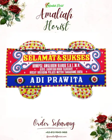 Papan Bunga Ucapan Selamat Kuta Makmur