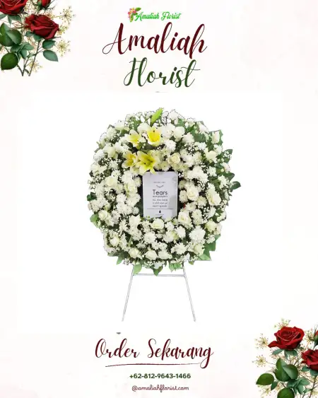 Krans Bunga Duka Kuta Makmur